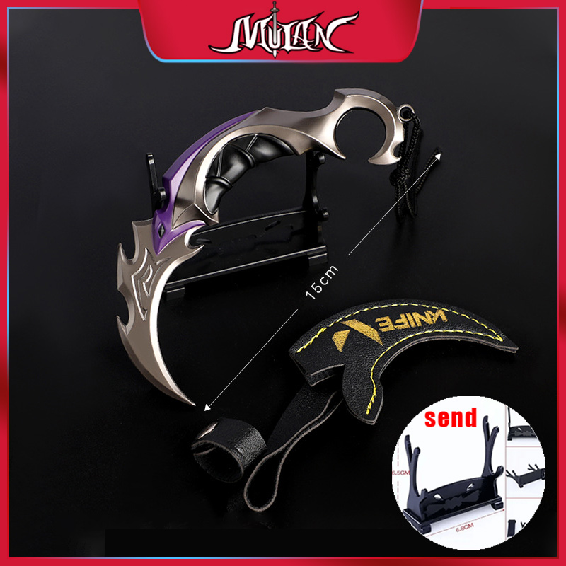 Craft Knife Set - 6 inch Valorant EP5 Karambit Metal